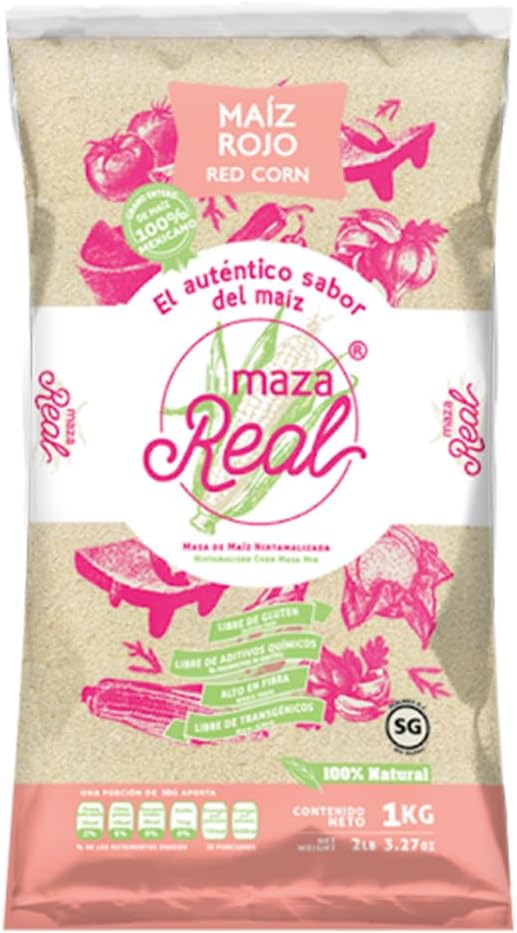 Mouka MAZA REAL - RED Corn 1kg