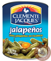 Jalapeno papričky - celé 2,8kg Clemente Jacques